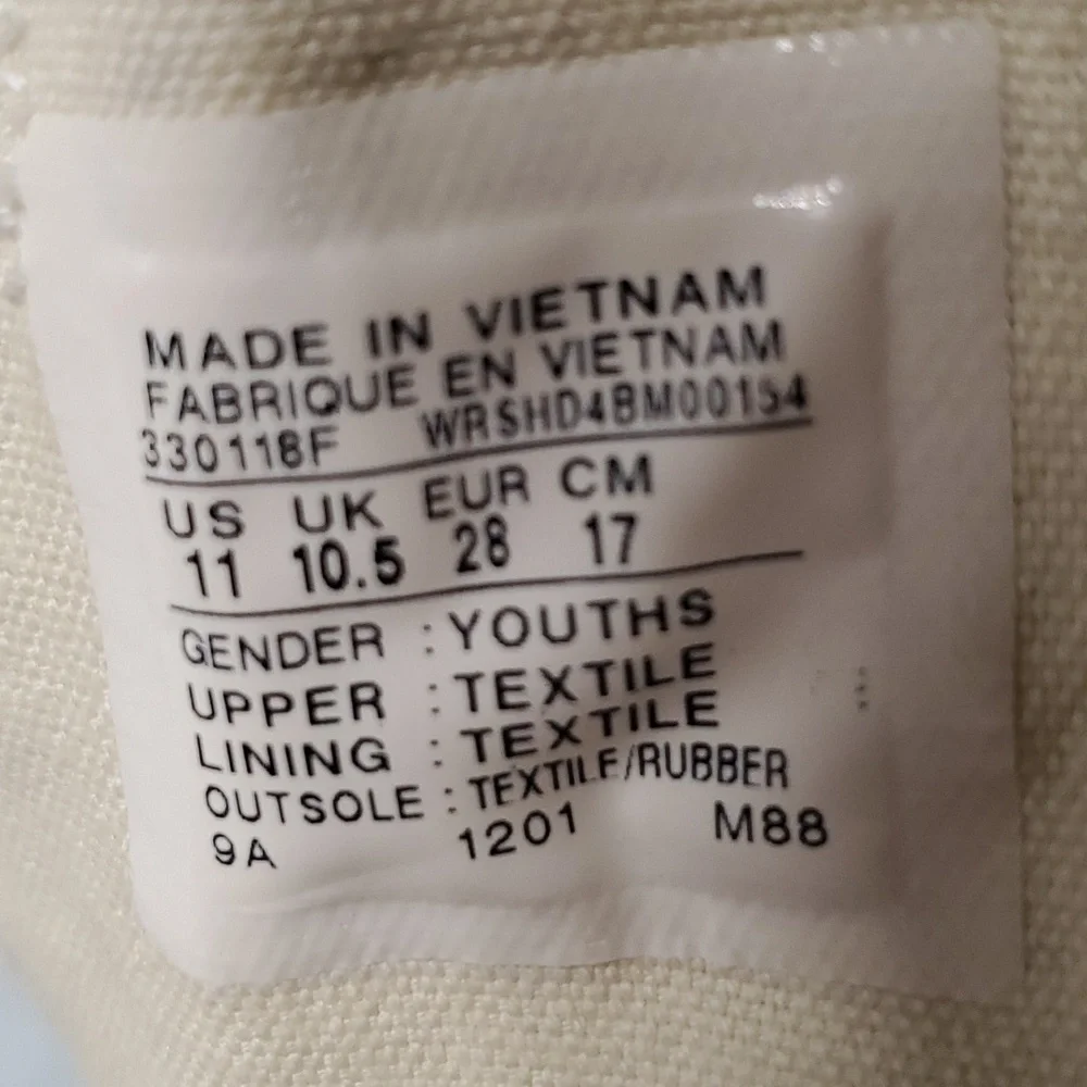 CONVERSE ALL STAR GIRLS BLUE SHOES SIZE 11 - Picture 11 of 12